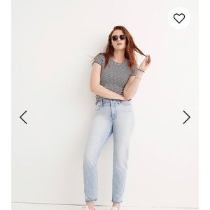 Madewell “perfect summer/vintage jean” light wash
